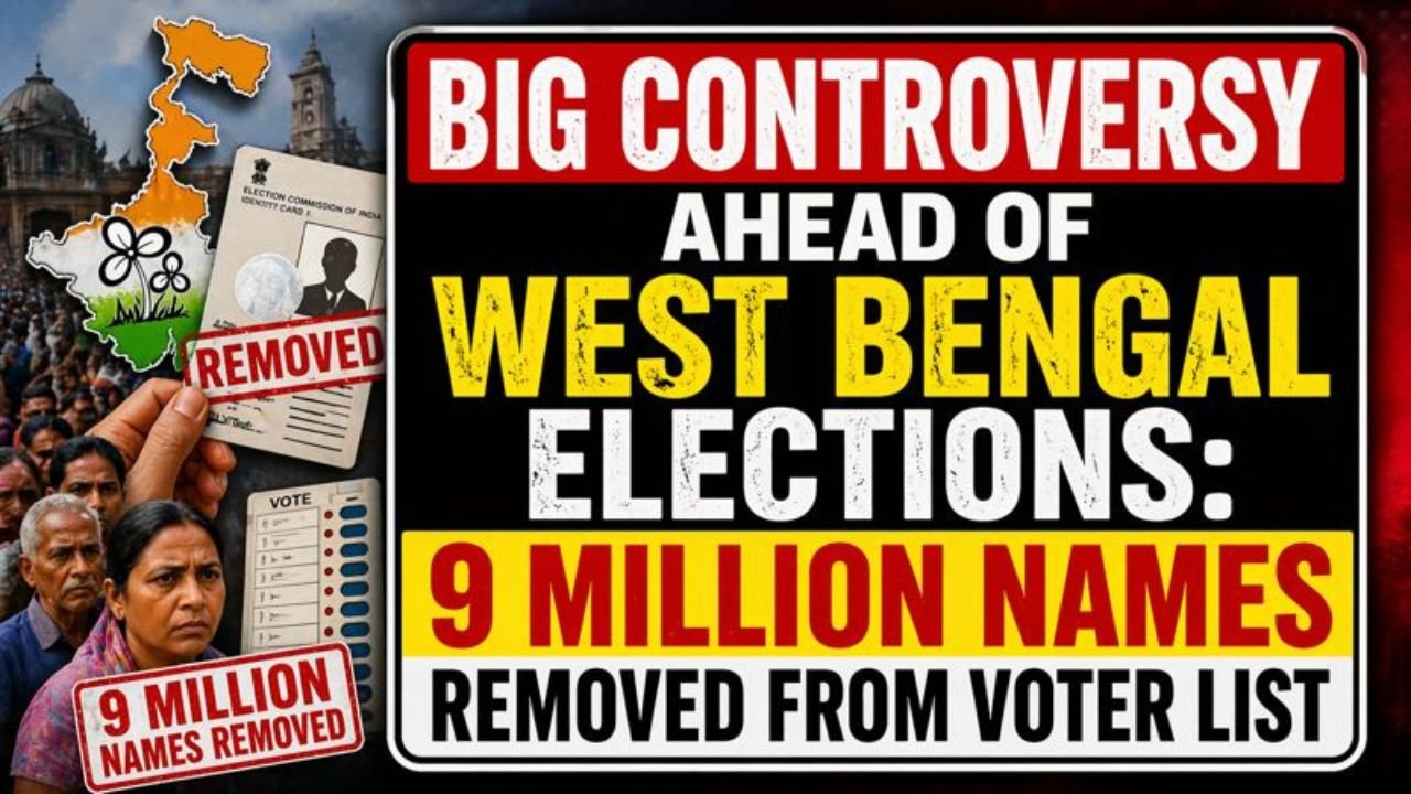 Big Controversy Ahead of West Bengal Elections: 9 Million Names Removed From Voter List