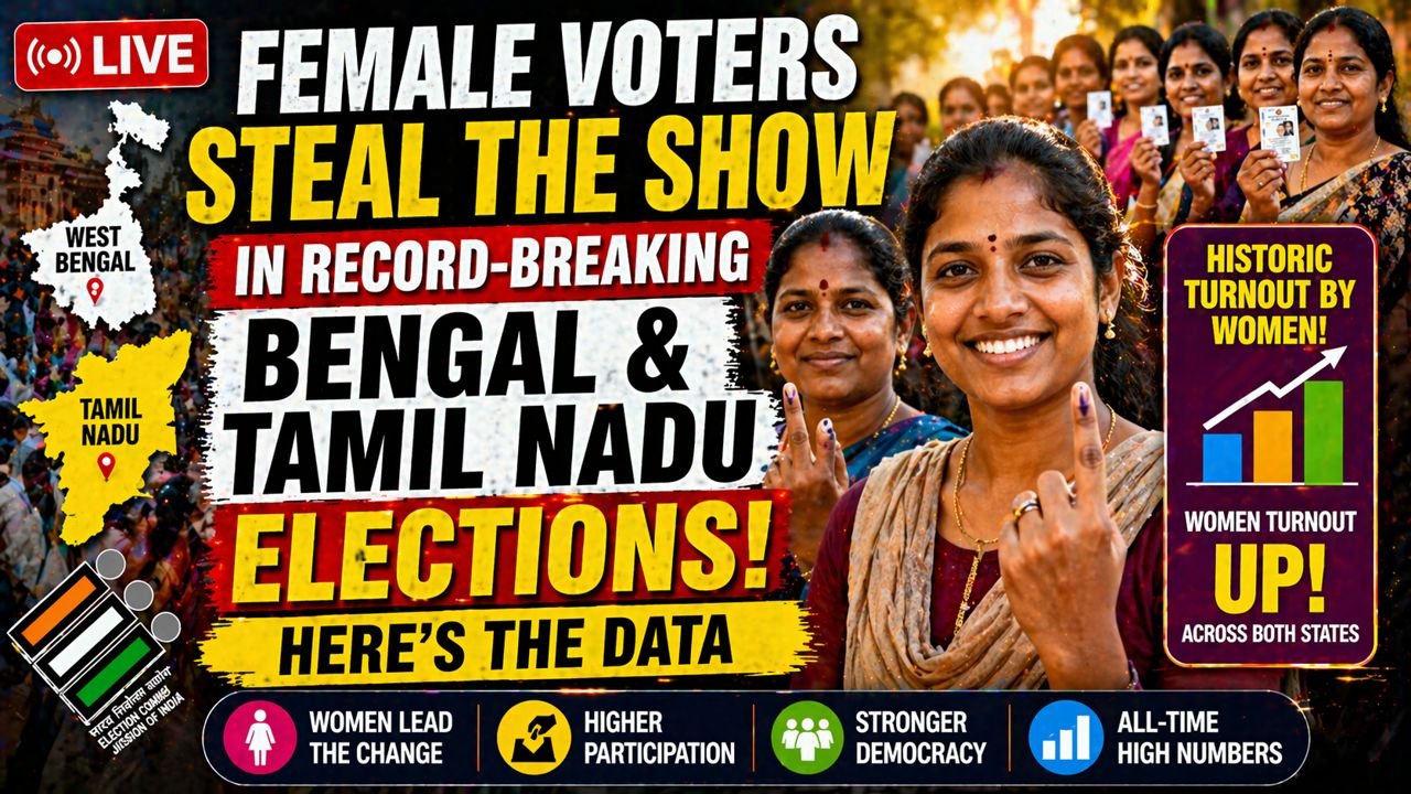 Female Voters Steal The Show In Record-Breaking Bengal, Tamil Nadu Elections. Here's The Data
