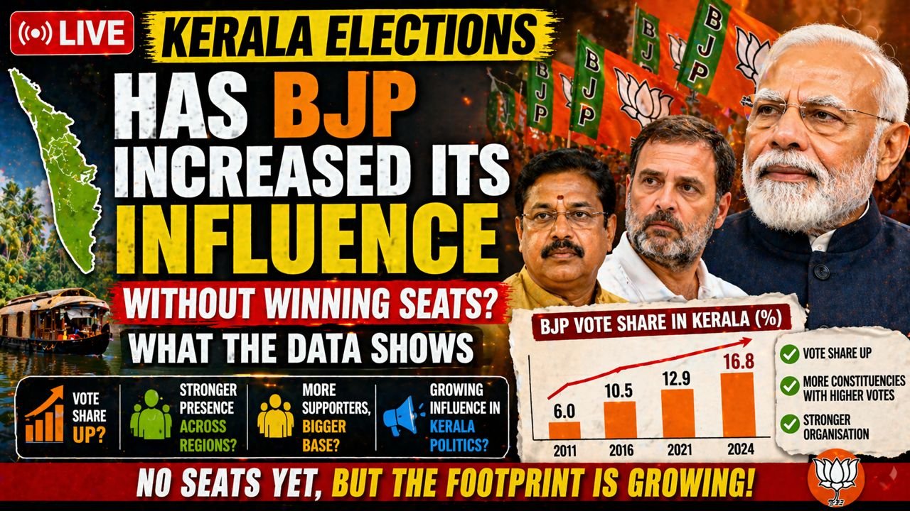 Kerala Elections: Has BJP Increased Its Influence Without Winning Seats? What The Data Shows