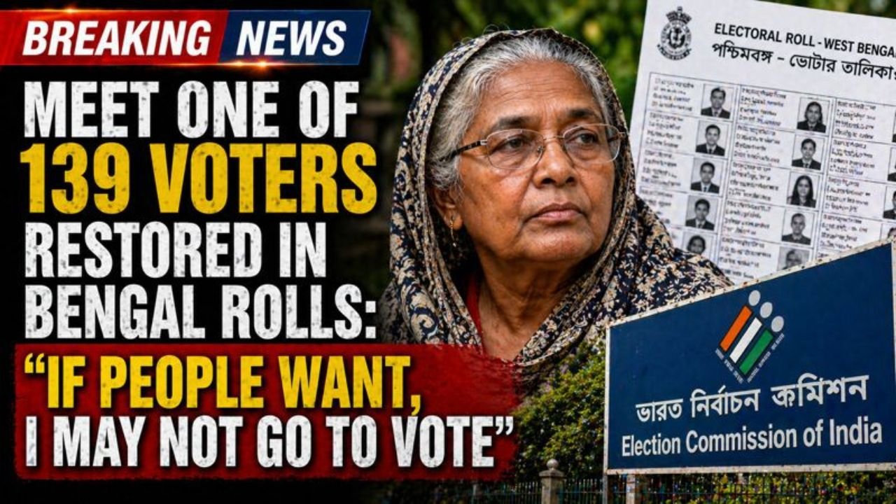 Meet One of 139 Voters Restored in Bengal Rolls: “If People Want, I May Not Go to Vote”