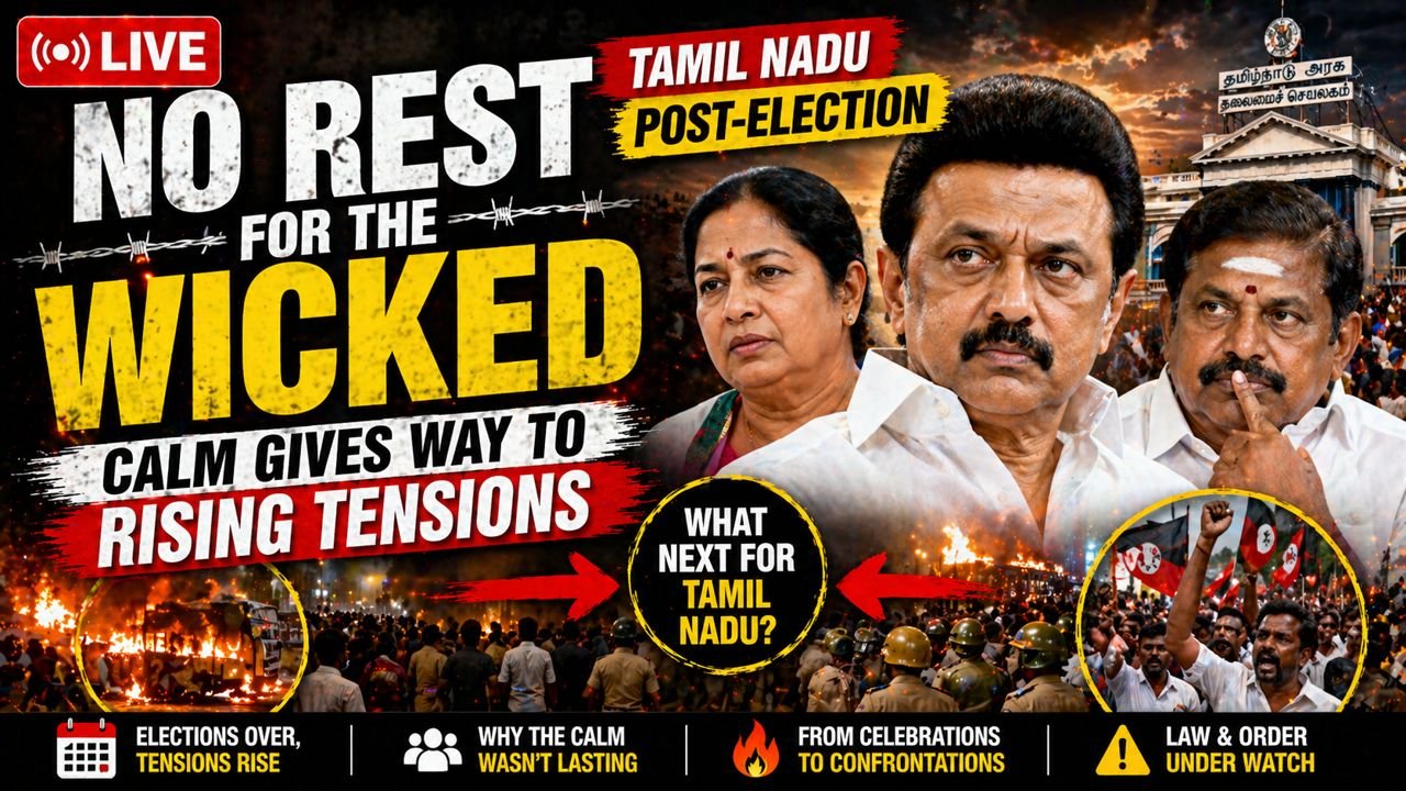 No Rest for the Wicked: Tamil Nadu Post-Election Calm Gives Way to Rising Tensions