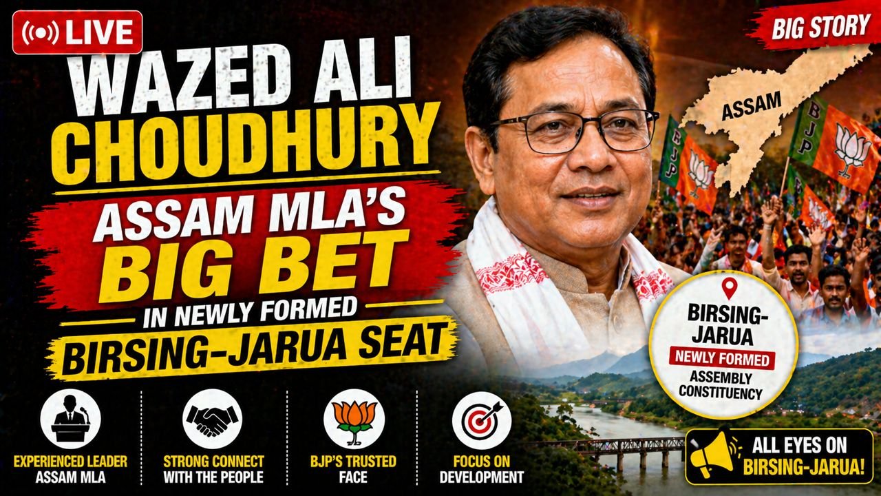 Wazed Ali Choudhury: Assam MLA’s Big Bet in Newly Formed Birsing-Jarua Seat