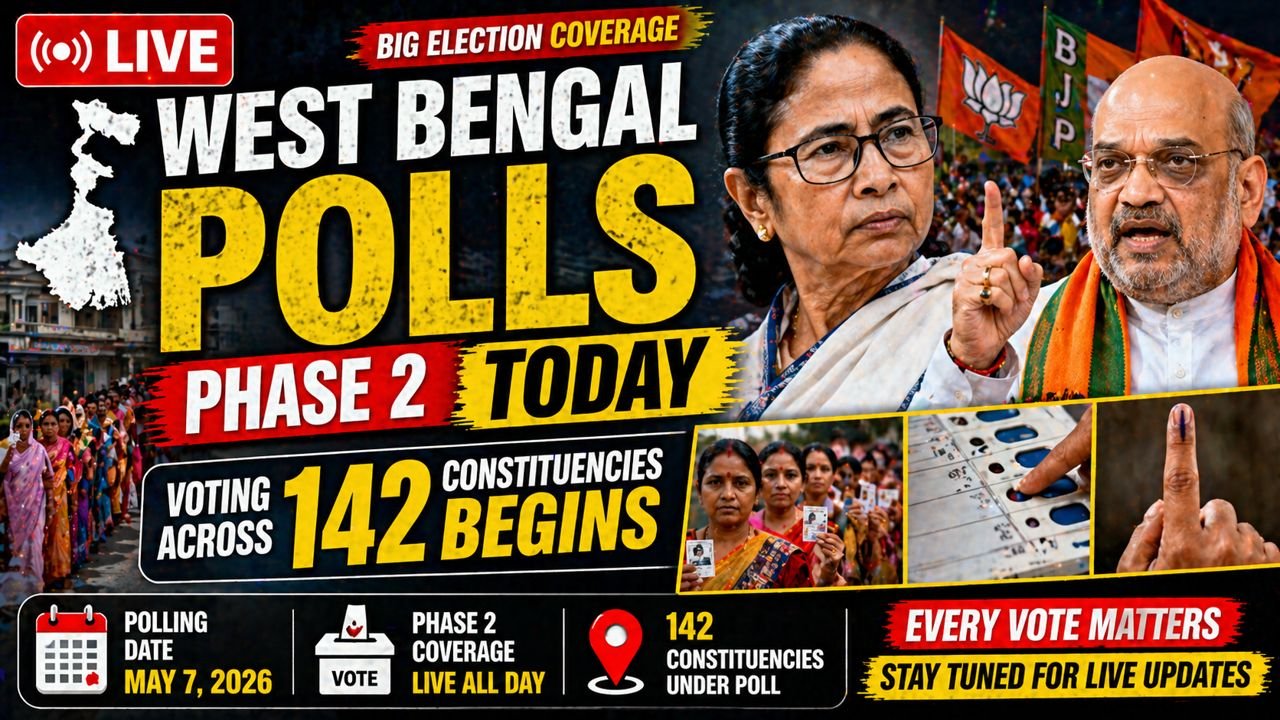 West Bengal Polls Phase 2 Today: Voting Across 142 Constituencies Begins