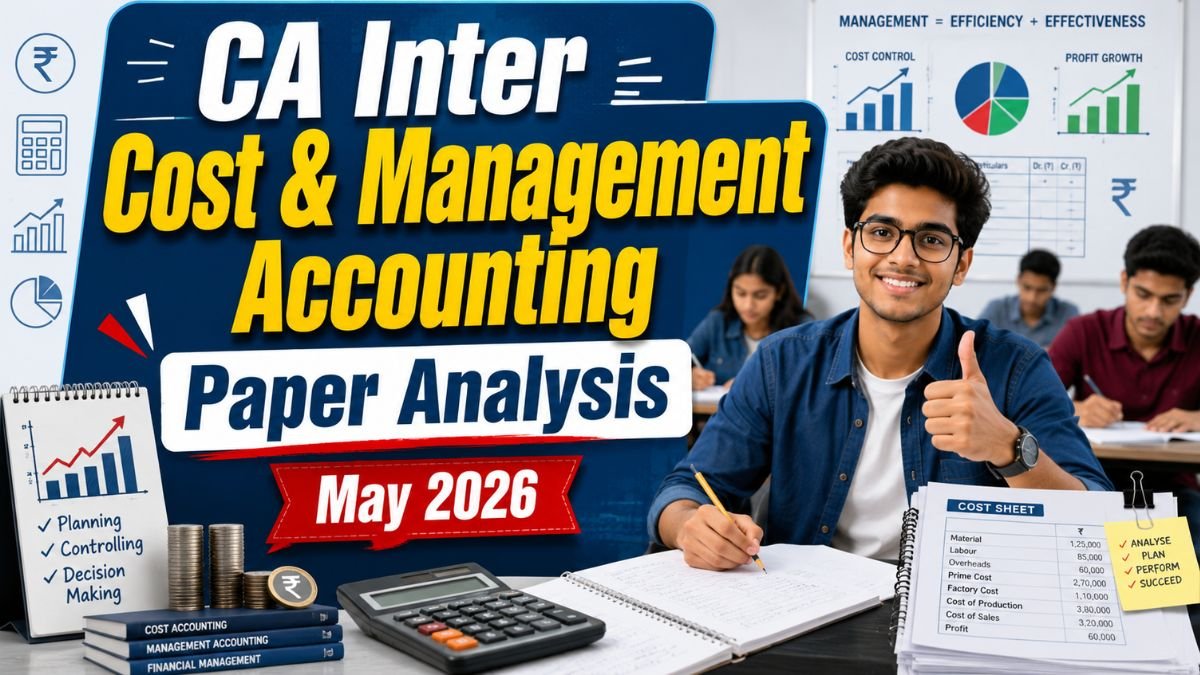 CA Inter Cost and Management Accounting Paper Analysis May 2026