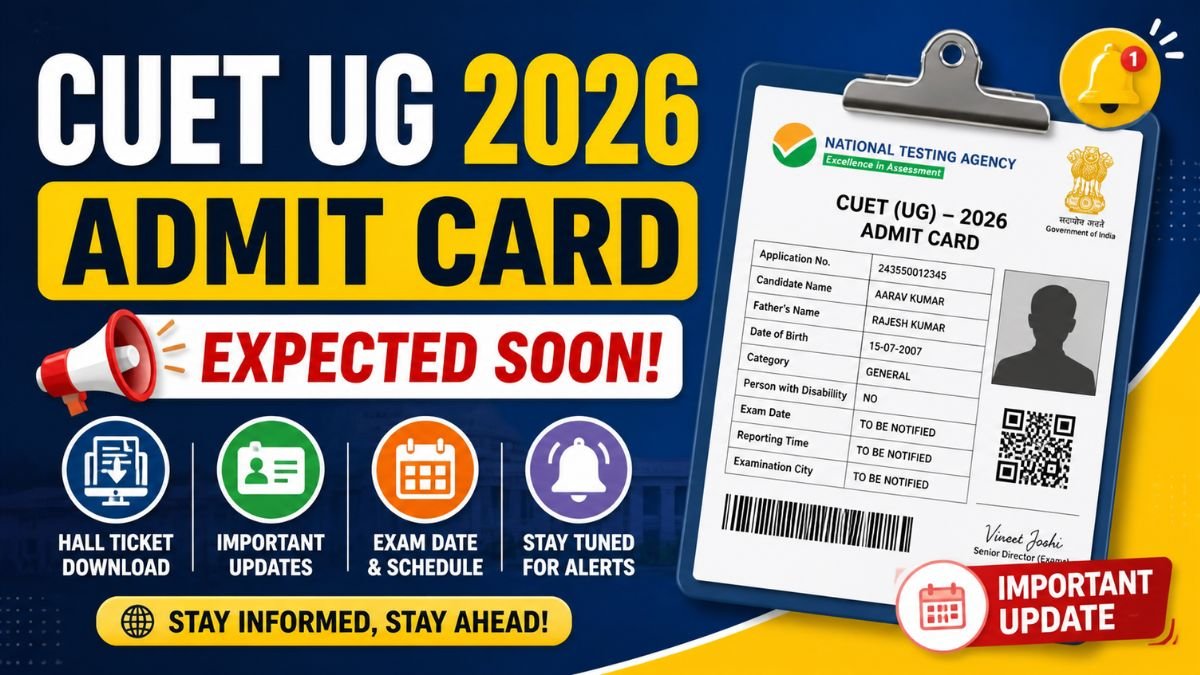 CUET UG 2026 Admit Card Expected Soon - NTA Hall Ticket Download Updates
