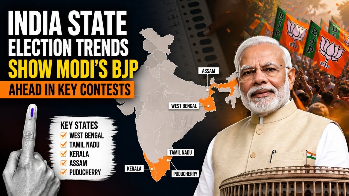 India State Election Trends Show Modi’s BJP Ahead In Key Contests