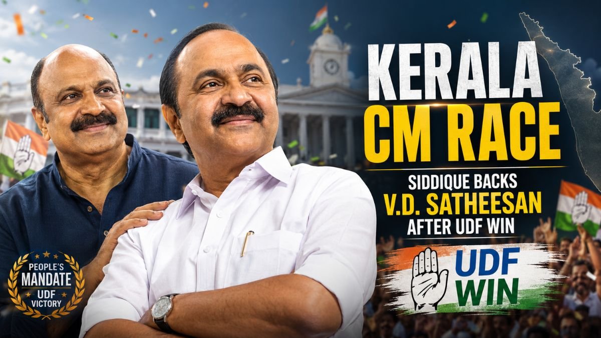 Kerala CM Race - Actor Siddique Supports V.D. Satheesan After UDF’s Assembly Election Win