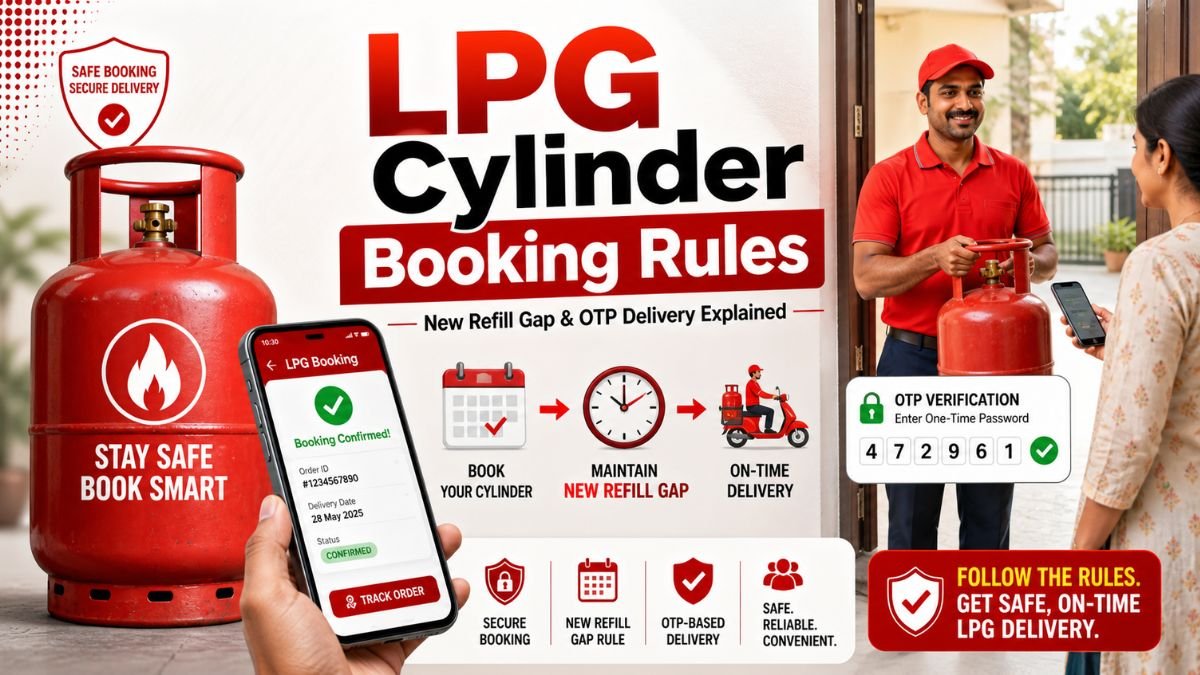 LPG Cylinder Booking Rules - New Refill Gap and OTP Delivery Explained