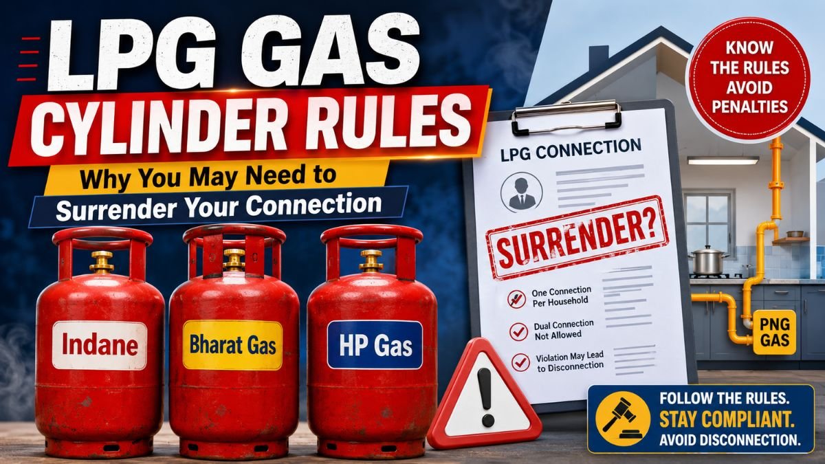LPG Gas Cylinder Rules - Why You May Need to Surrender Indane, Bharat Gas or HP Gas Connection