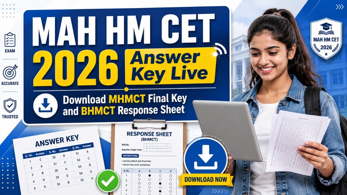 MAH HM CET 2026 Answer Key Live - Download MHMCT Final Key and BHMCT Response Sheet