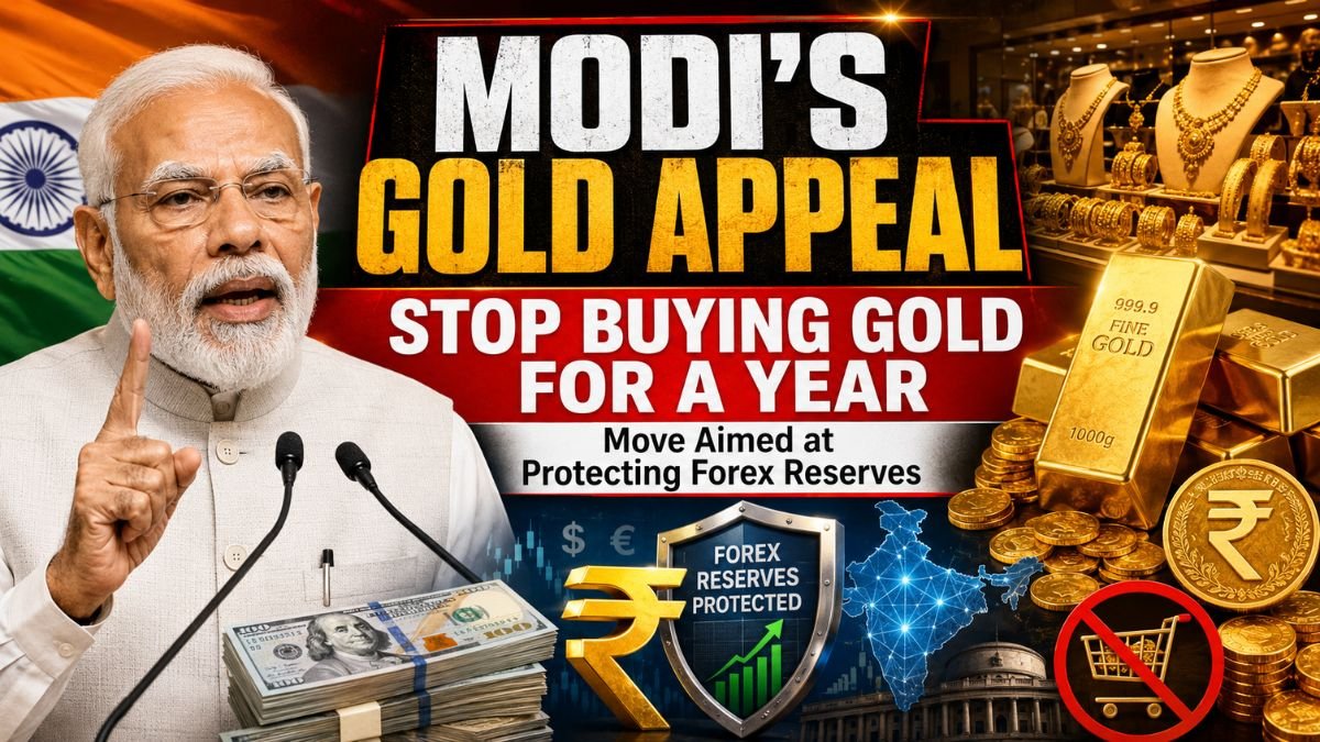 Modi Asks Indians to Stop Buying Gold for a Year to Protect Forex Reserves