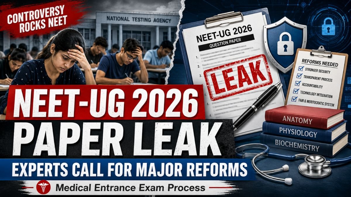NEET-UG 2026 Paper Leak - Experts Call for Major Reforms in Medical Entrance Exam Process