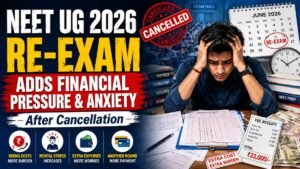 NEET UG 2026 Re-Exam Adds Financial Pressure and Anxiety for Aspirants After Cancellation
