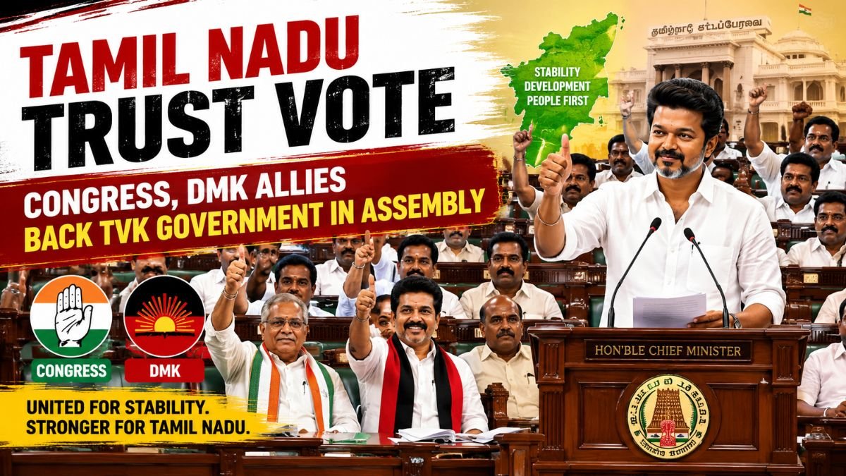 Tamil Nadu Trust Vote - Congress, DMK Allies Back TVK Government in Assembly