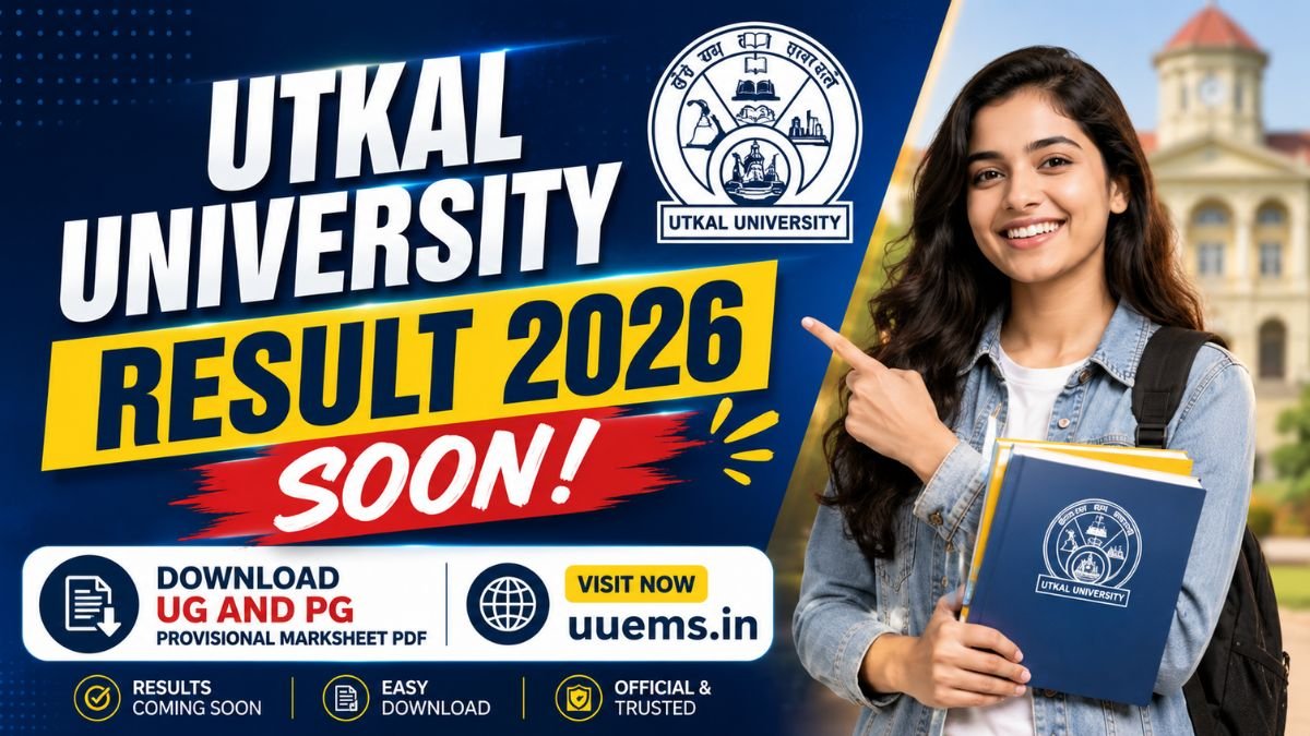 Utkal University Result 2026 Soon - Download UG and PG Provisional Marksheet PDF at uuems.in