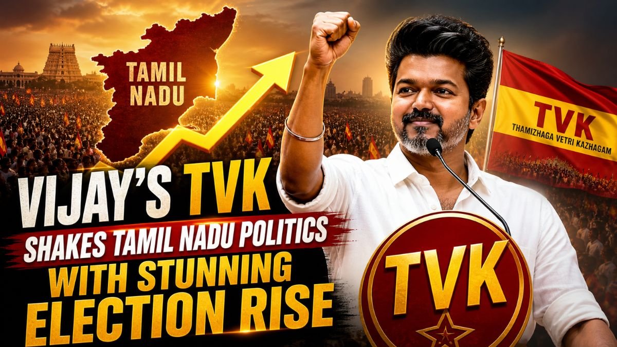 Vijay’s TVK Shakes Tamil Nadu Politics With Stunning Election Rise