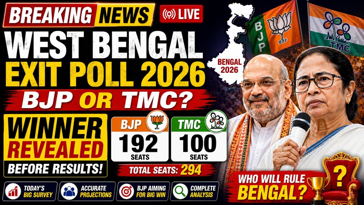 West Bengal Exit Poll 2026: BJP or TMC? Winner Revealed Before Results!
